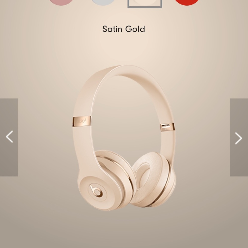Wireless Satin Gold Beats Solo 3
